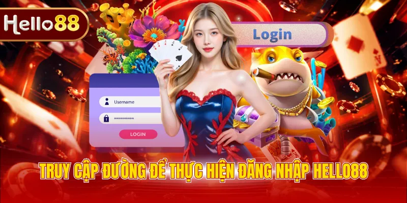 Truy cập đường để thực hiện đăng nhập Hello88 